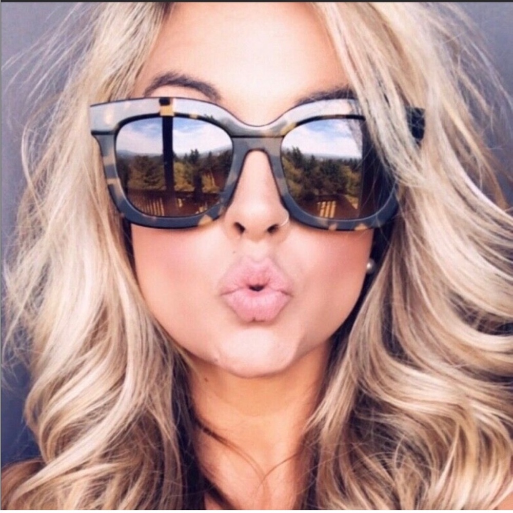 DIFF 56mm Makay Square Sunglasses Dark Tortoise